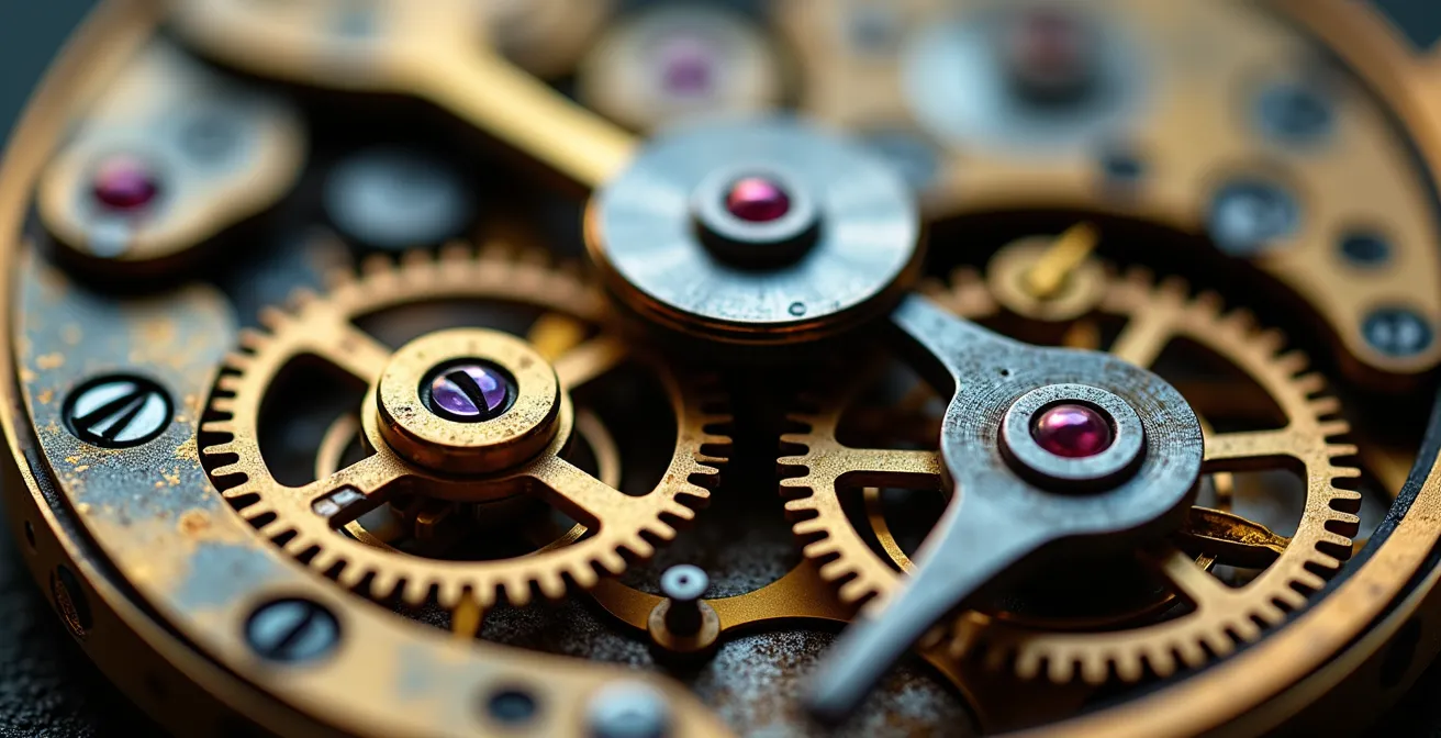 Détail macro symbolisant l'investissement et le temps dans les études